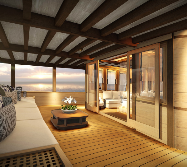 Interior Relaxation Area With Sea Views