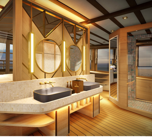 Washroom With Bath Area