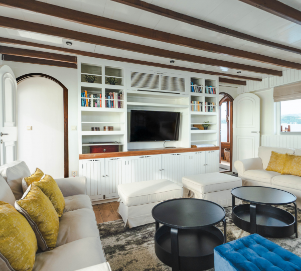 Interior Relaxation Area With Entertainment