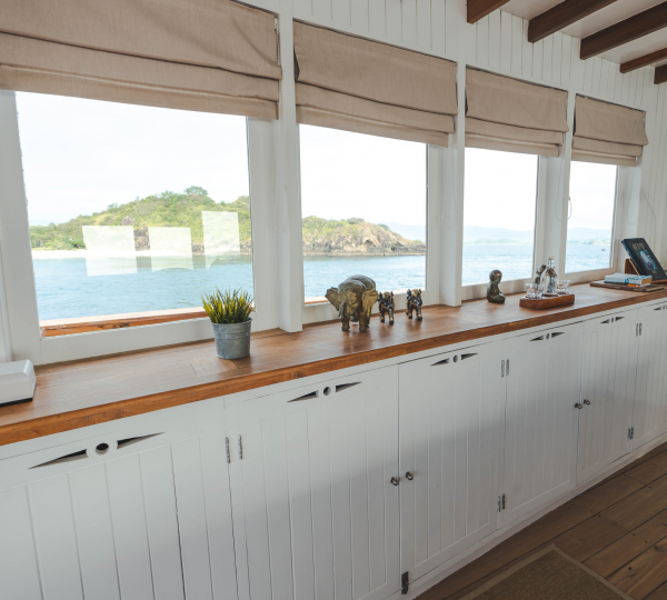 Master Stateroom Reading Area With Sea Views