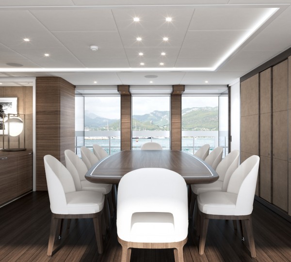 Dining Area In The Main Saloon