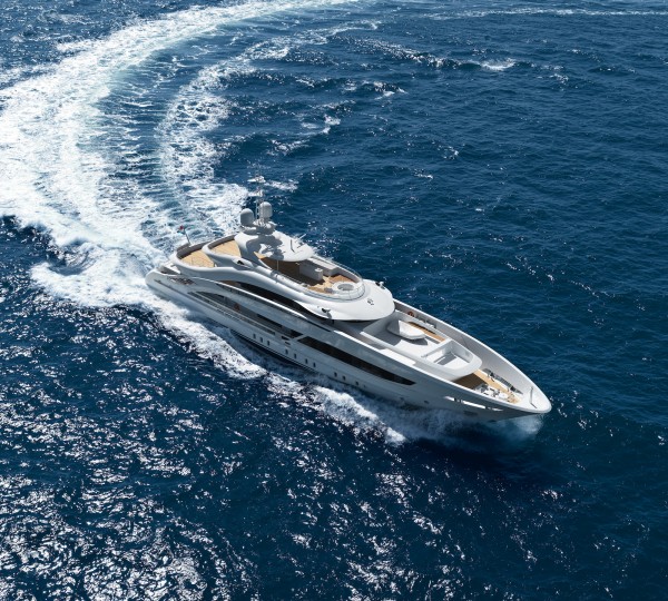 Running Shot Of The Yacht