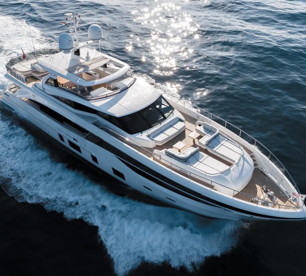 Aerial View Of The Yacht