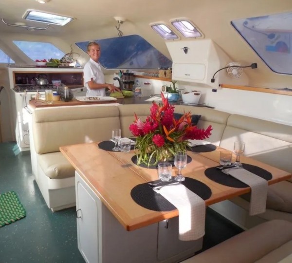 Interior Relaxation Area With Dining