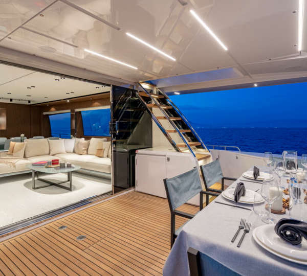 Exterior Dining With Relaxation Area