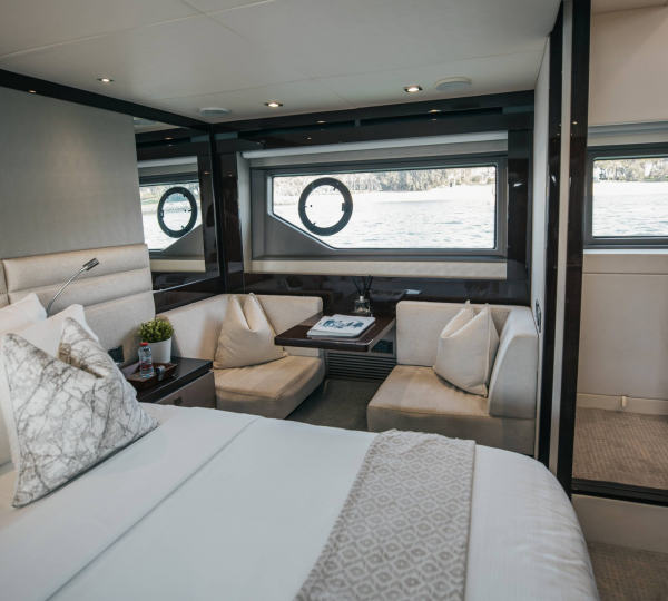 Master Stateroom Relaxation Area With Sea Views