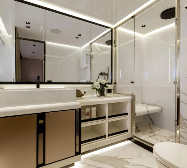 Washroom With Bath Area