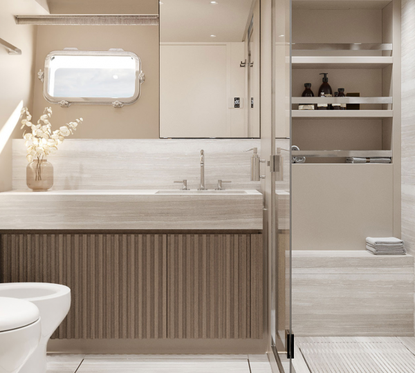 Washroom With Bath Area