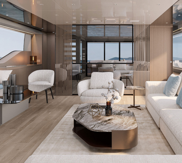 Interior Relaxation Area With Sea Views