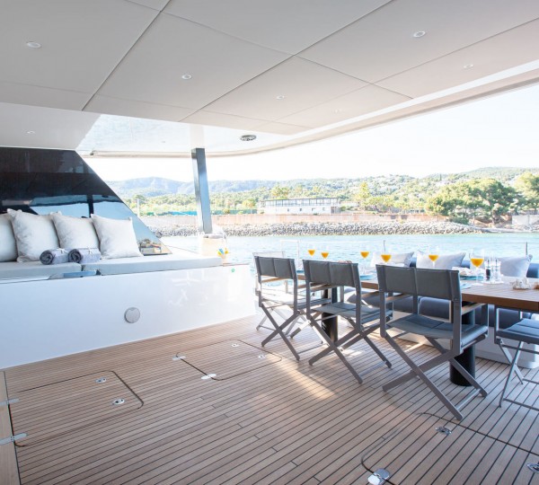 Aft Deck Dining Area