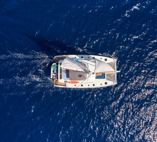 Aerial View Of The Yacht