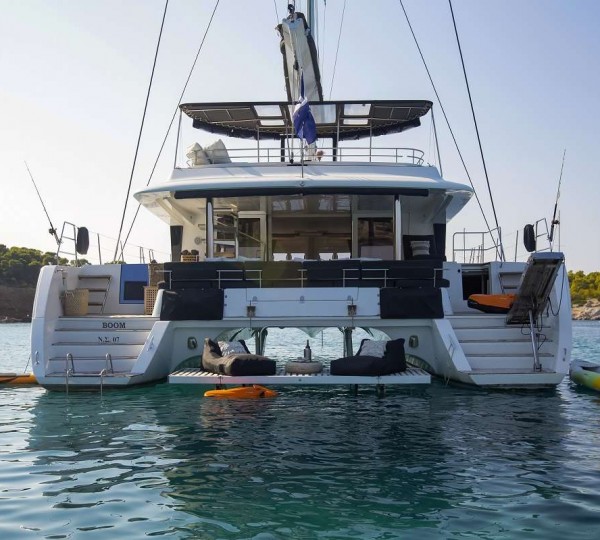 Aft View Of The Yacht