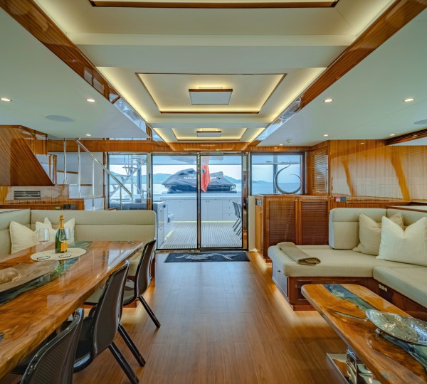 Main Saloon Seating And Dining Area