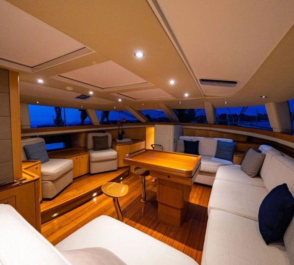 Main salon view forward