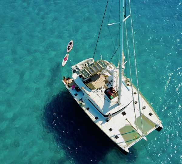 Aerial View At Anchor