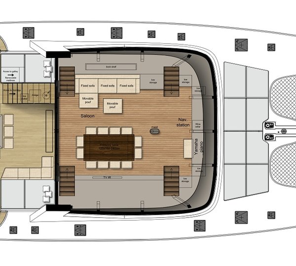 Layout Main Deck