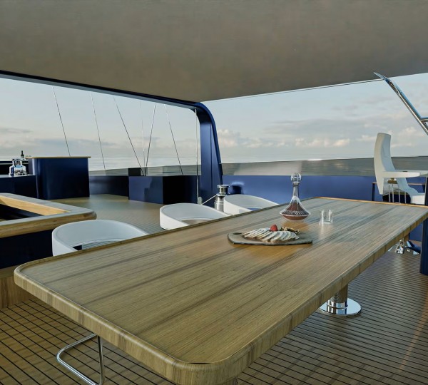 Sun Deck Dining, Jacuzzi And Bar