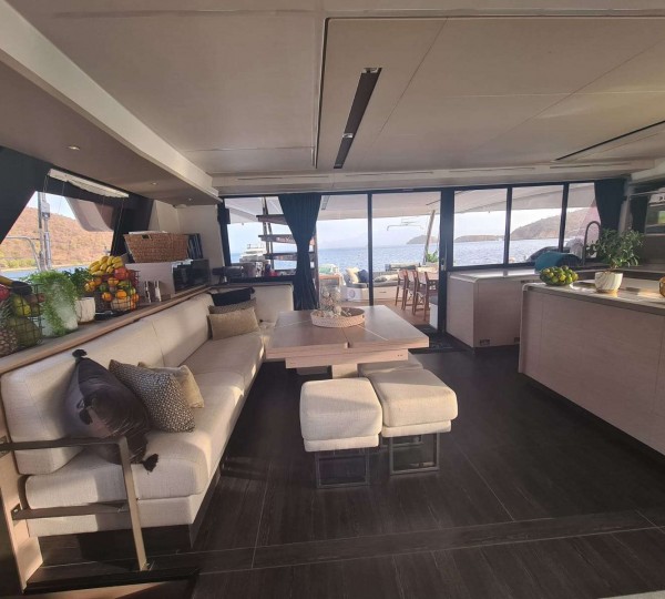 Sailing Catamaran MY TY Main Salon