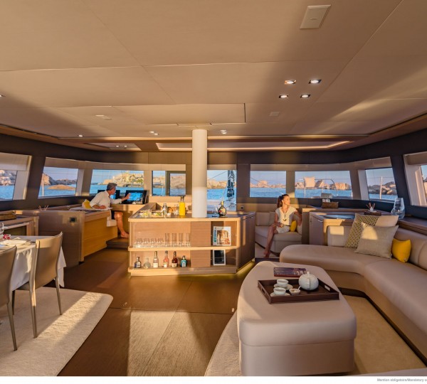 Main salon view forward