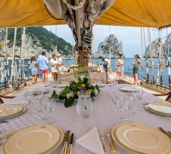 Exterior Dining Area With Sea Views