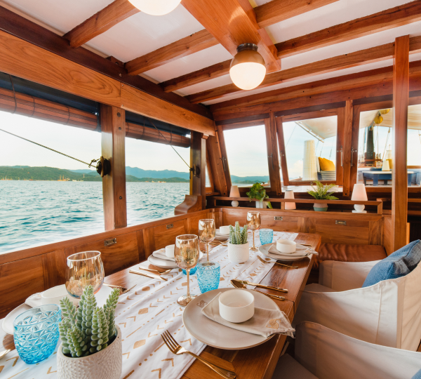 Interior Dining With Sea Views