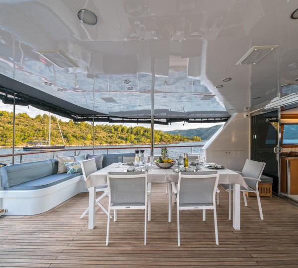 Alfresco Dining On Aft Deck