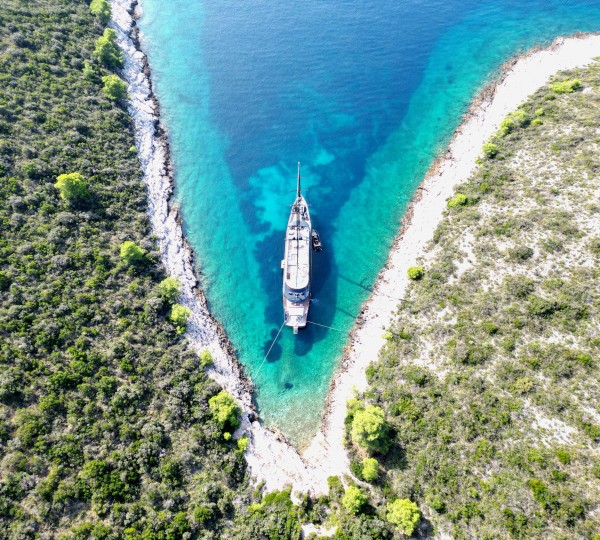 Aerial View In A Bay