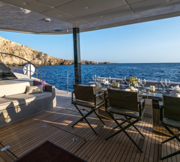 Exterior Dining Area With Sea Views