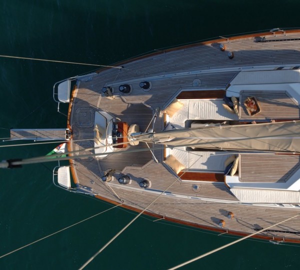 Aerial View Of The Yacht