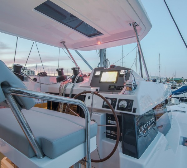 Sun Deck Helm Controls