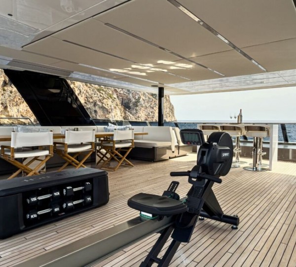 Exterior Relaxation Area With Gym