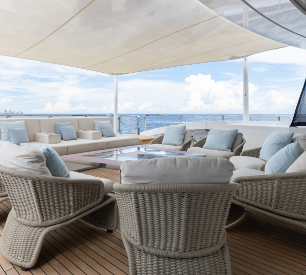 Exterior Dining Area With Sea Views