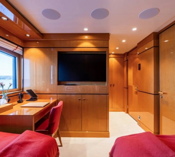 Yacht Interior Twin Cabin