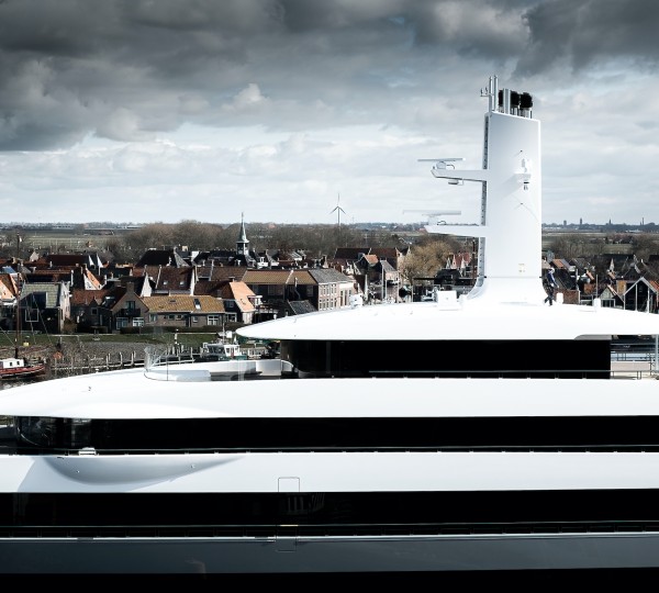 101 Metre Mega Yacht MOONRISE By Feadship Leaves Shed In March 2025