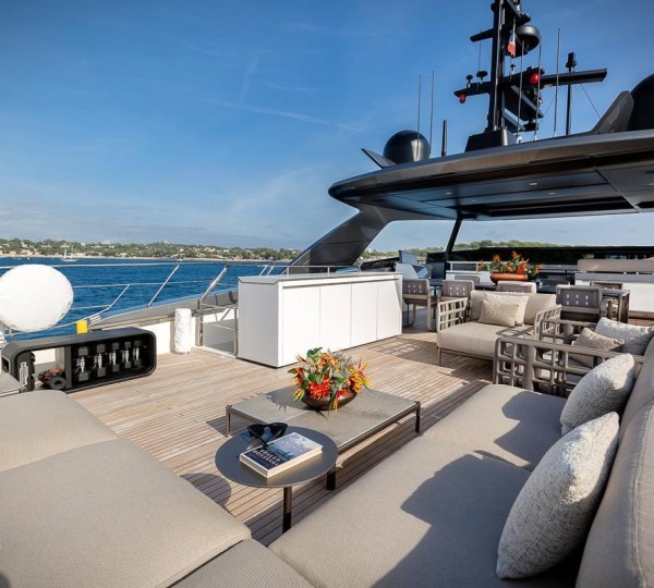 Sun Deck On Board Luxury Yacht NANGARA