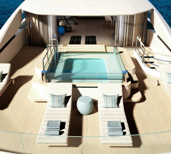 Sun Deck On Board Luxury Yacht O'MADELEINE