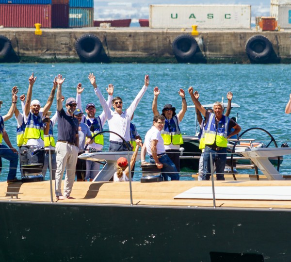 Superyacht KIBOKO 4 at her launch