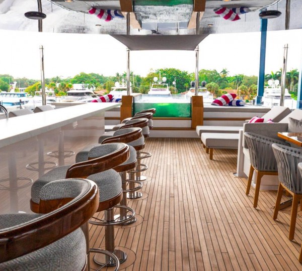 Sun Deck On Board Luxury Yacht NO BAD IDEAS