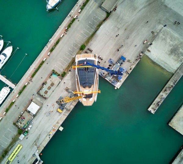 Superyacht ATALI At Her Launch