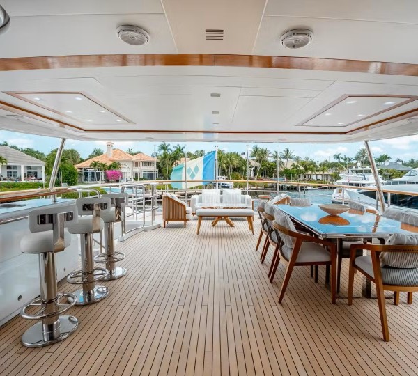 Upper Deck On Board Motor Yacht ALLORA
