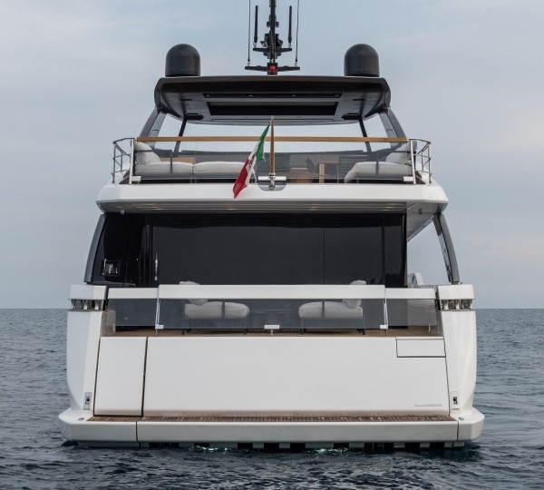 Stern View Of Motor Yacht CATCH ME (sistership)