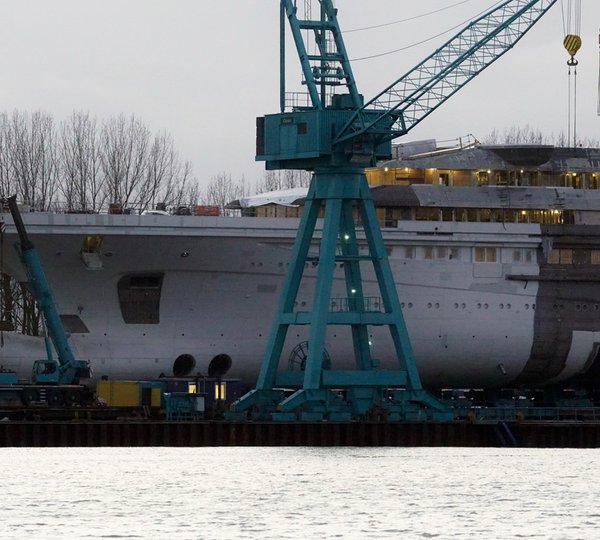 140-metre Project Redwood At Lurssen Shipyard 
