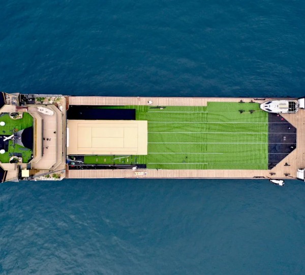146m OK Explorer Yacht With A Tennis Court 