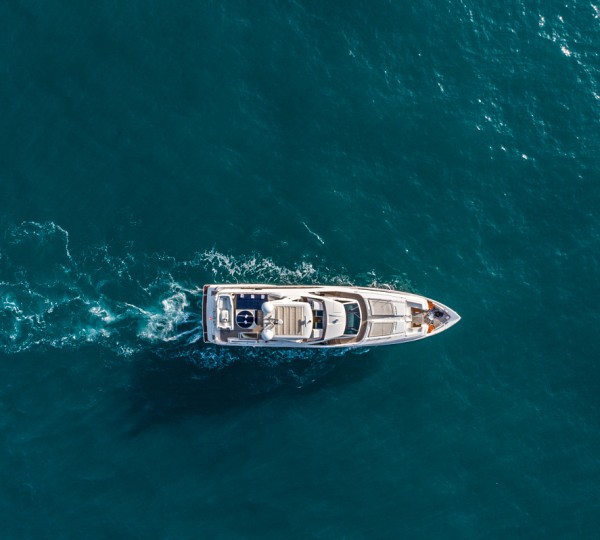 Aerial view at sea