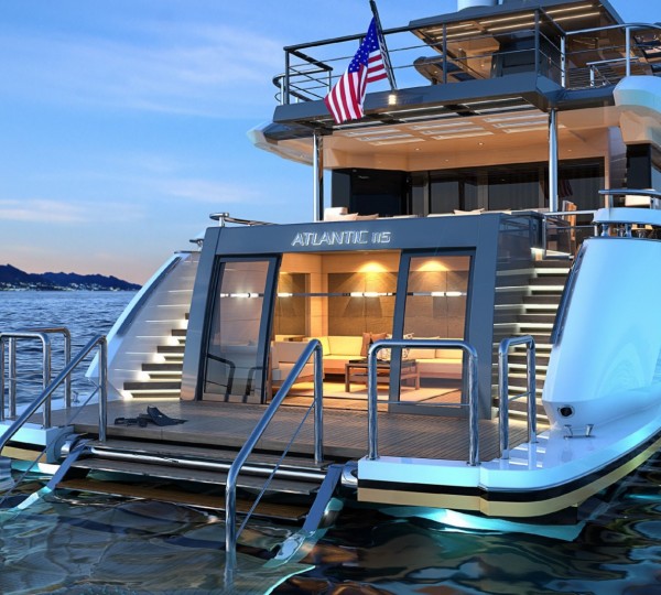 Impressive swim platform