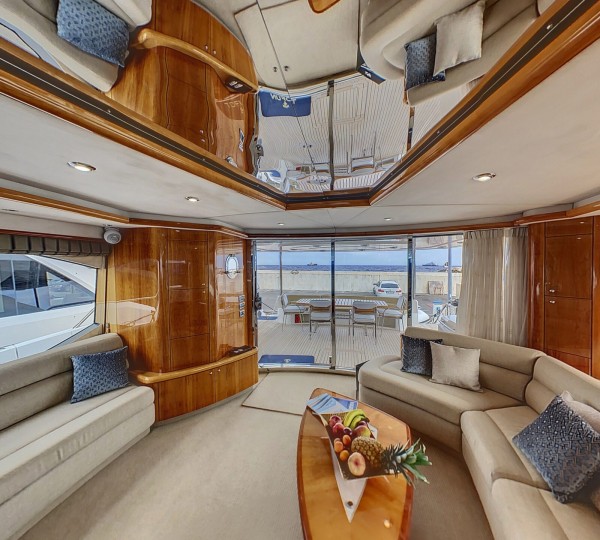 Main salon leading to aft deck