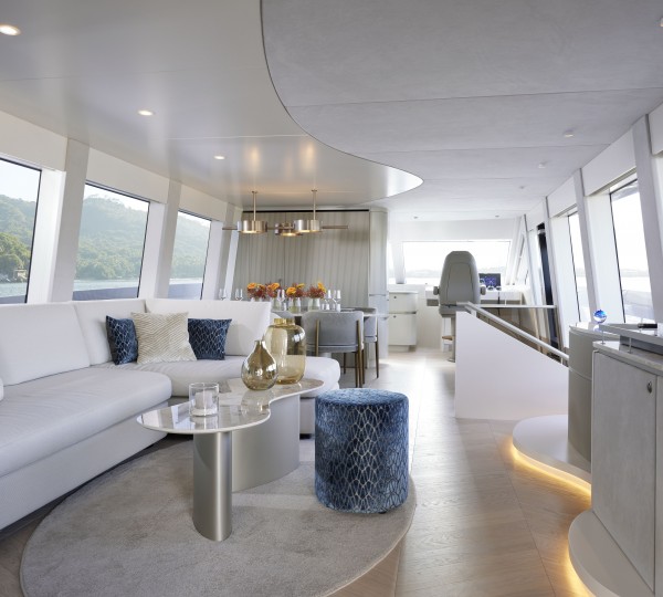 Main salon view forward