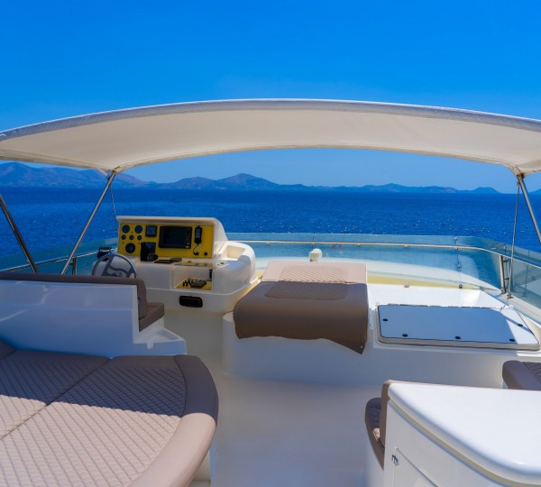 Sundeck with bimini sun shade