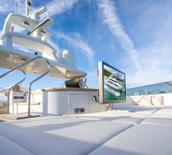 Sit back and relax on the sun deck pads