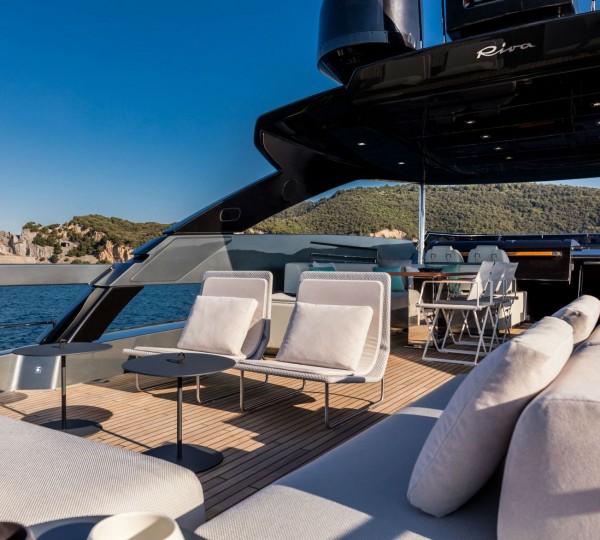 Sun deck lounge area